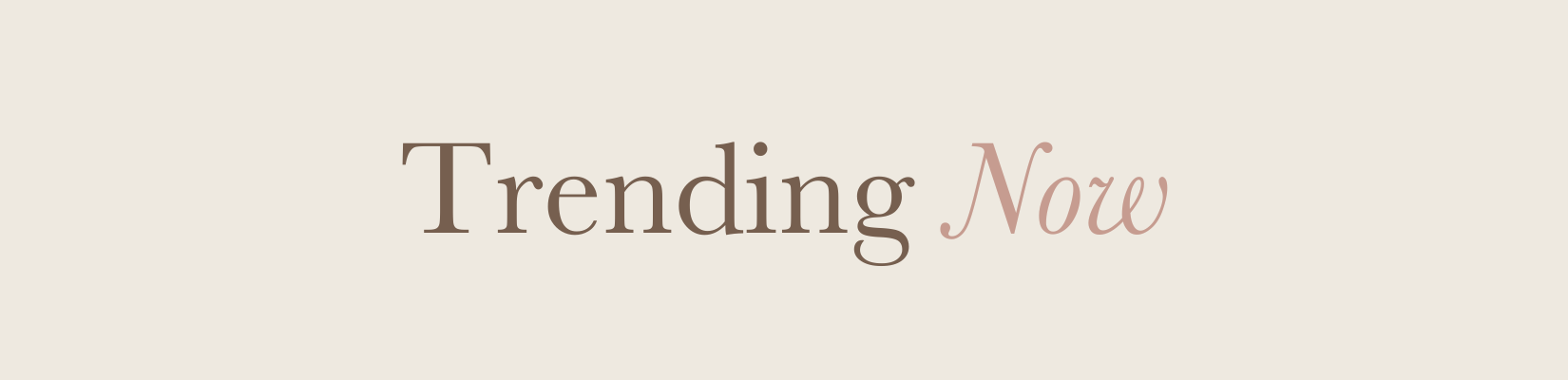 trending now banner