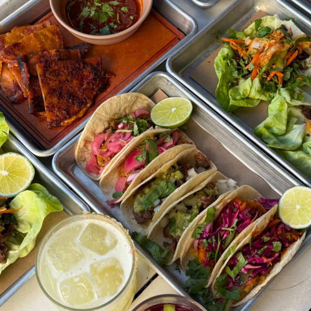 Tacos and salad